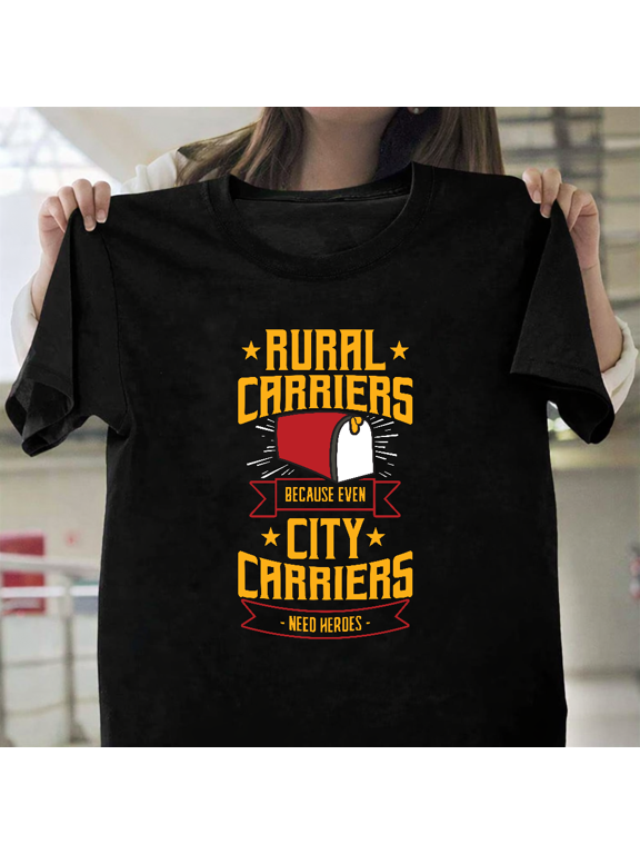 Rural Carriers Postal Worker Mail Delivery Post Office Gift Unisex T-Shirt, for men & women, up to size 5XL.