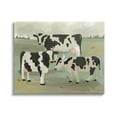 thumbnail image 1 of Rural Cows Grazing Trio Animals & Insects Graphic Art Gallery Wrapped Canvas Print Wall Art, 1 of 7