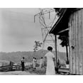 thumbnail image 1 of Rural Electrification In The Tennessee Valley. A Meter Has Been Installed On The Rural Home To Measure The Electricity Delivered From Tva (Tennessee Valley Authority) Transmission Line. Ca. 1943-44., 1 of 1