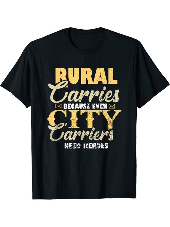 Rural Mail Carrier Postal Worker Mailman Post Office T-Shirt S-3XL