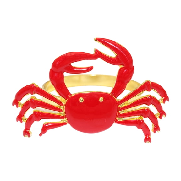 Rural Marine Fashion Alloy Shrimp Napkin Hoop Kitchen Dining Essential Space Saving Plan