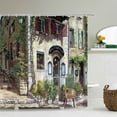 thumbnail image 1 of Rural Scenery Polyester Fabric Shower Curtains Home Decor Shower Curtains Oil Painting Waterproof Shower Curtains for Bathroom, 1 of 5