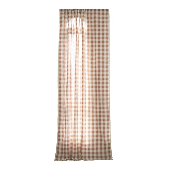 Rural Style Woven Polyester Curtains for Living Room, Bedroom, and Balcony, Semi and Full Light Blocking, Heat Insulating, Easy Installation, Modern Design