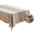 thumbnail image 1 of Rural Tablecloth, Cotton Linen Waterproof Tablecloth, Coarse Linen Tablecloth coffeeB, 1 of 2