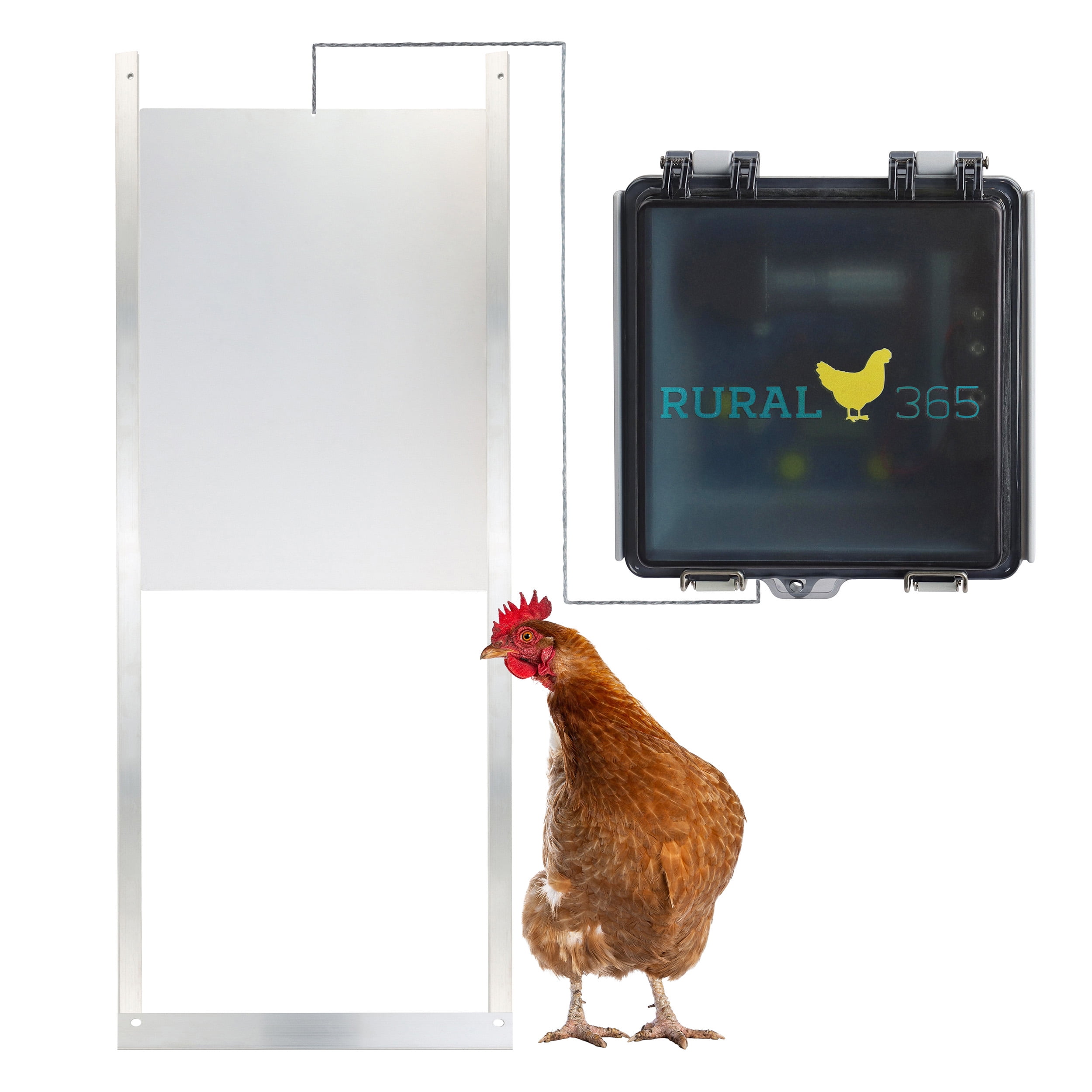 Rural365 Automatic Chicken Coop Door Electric Opener Panel with