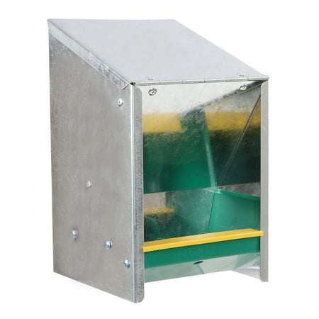 Rural365 Automatic Chicken Feeder System - 5.5 lb. Capacity Galvanized Feeder