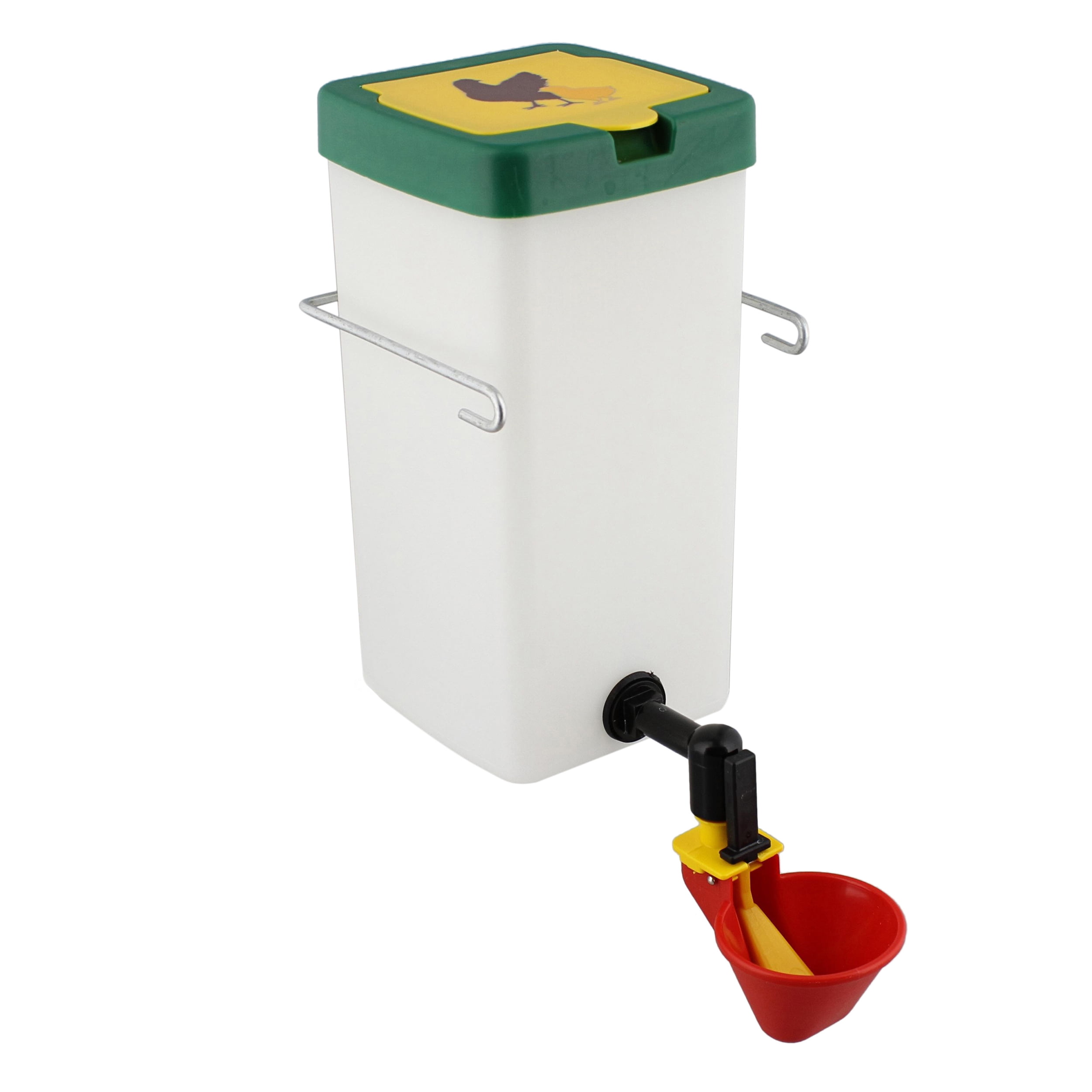 Rural365 Automatic Chicken Waterer System 1L Red Poultry Watering Cup