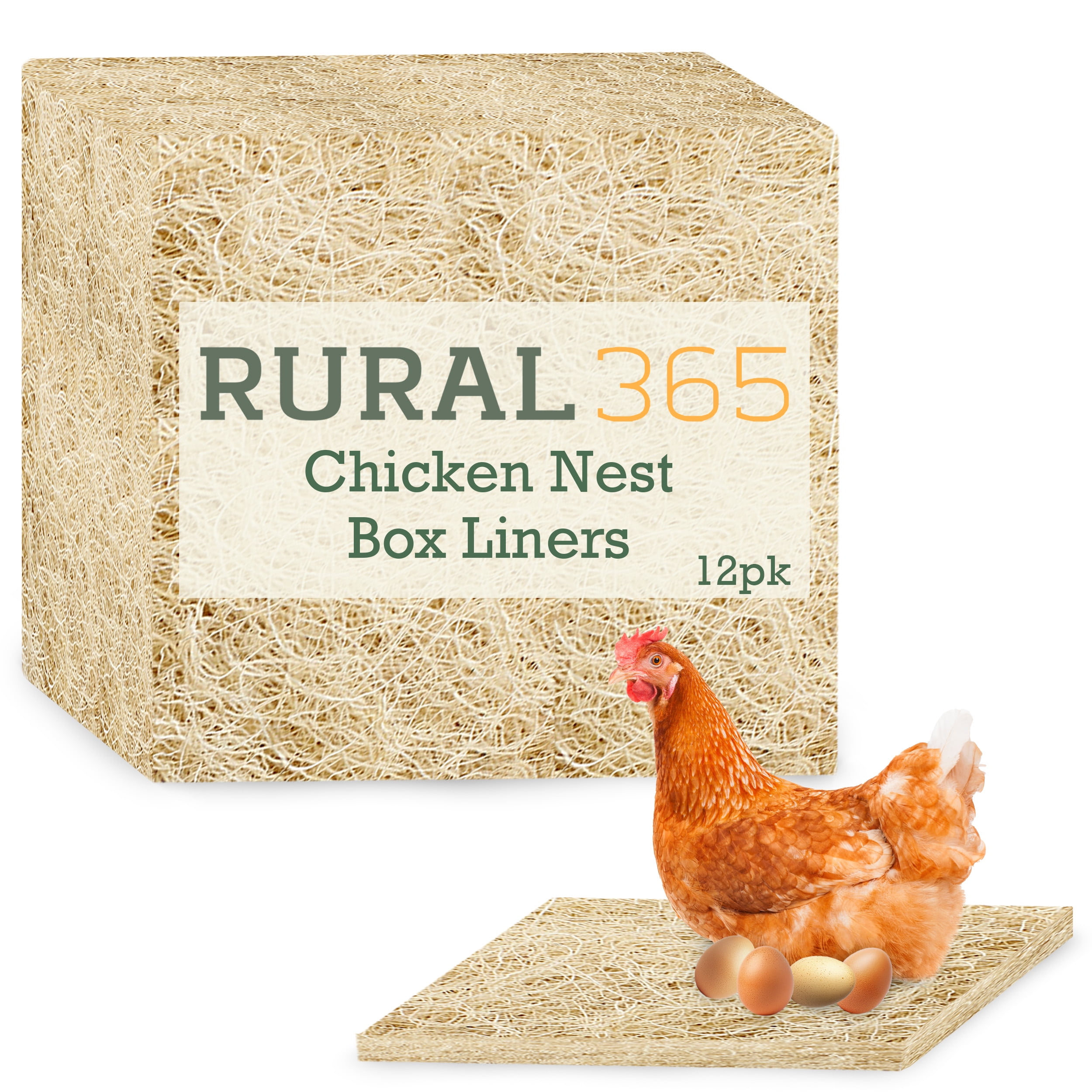 Natural Aspen Chicken Nest Box Liners 12-Pack