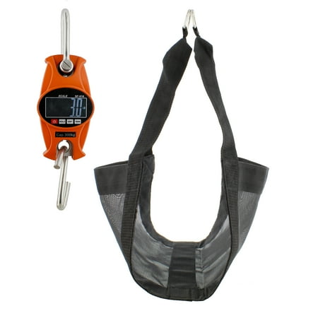 Rural365 | Orange Digital Hanging Scale & Calf Sling – Mini Crane Scale & Sling