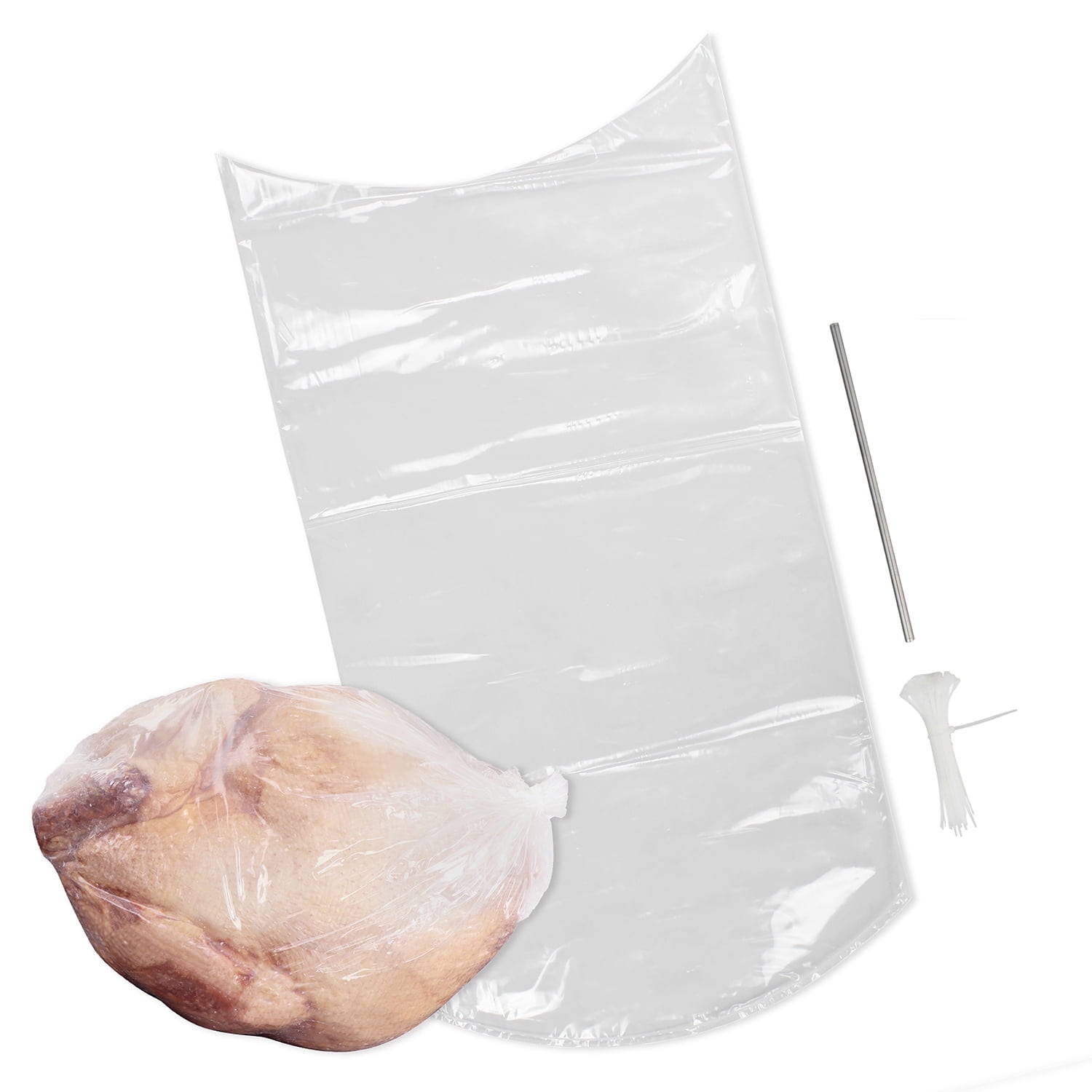 Turkey Poultry Shrink Bags,50Pcs 16x30 Inches Clear Poultry Heat