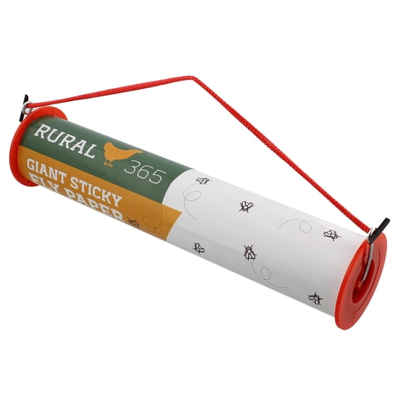 Ruralty Hanging Outdoor Sticky Fly Catcher Strip 30ft Insect Tape 1 Pack