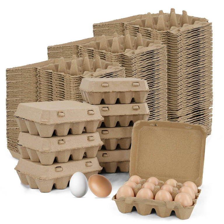 Ruralty Recycled Cardboard Egg Cartons 25ct Dozen 4x3 Vintage Bulk Egg Cartons, Women's, Size: 25 Pack