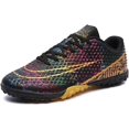 thumbnail image 1 of Ruran Men's Soccer Shoes Cleats Professional High-Top Breathable Athletic Turf Football Shoes Outdoor/Indoor Professional Futsal Football Training Sneakers, 1 of 7