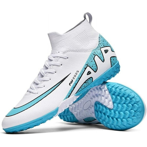 Ruran Soccer Cleats for Mens Womens Indoor Soccer Shoes Unisex Baseball Turf Shoes Youth Rugby Shoes Adult AG FG TF Football Boots Wide Training Sneaker