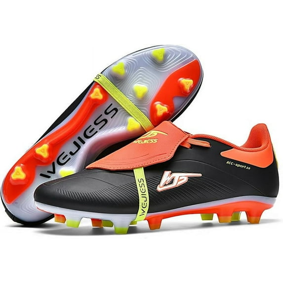 Ruran Soccer Cleats for Mens Womens Indoor Soccer Shoes Unisex Baseball Turf Shoes Youth Rugby Shoes Adult AG FG TF Football Boots Wide Training Sneaker
