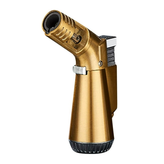 Ruroz 1 Pack of Torch Lighter, Jet Flame, Butane gas, Mini Refillable Windproof Lighters, for candle, fireplace, grill (Gas not Included) Big