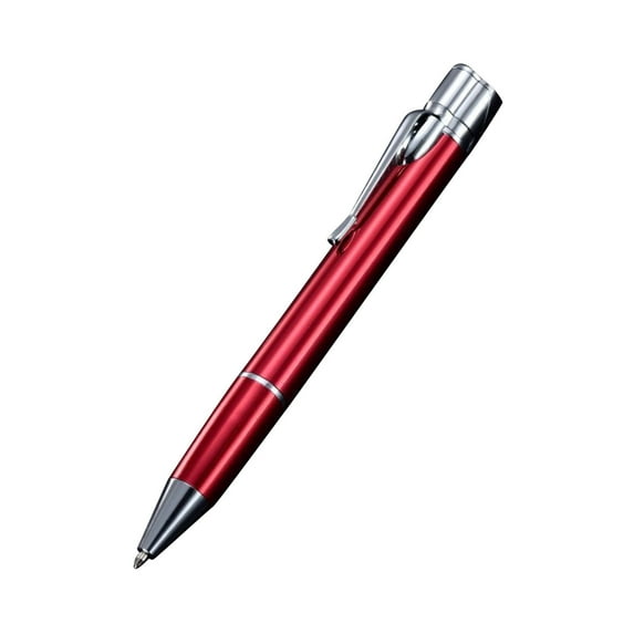 Ruroz Butane Fuel Lighter - Soft Flame Flint Lighter with Extra 3 Flints, Unique Gifts for Men, Women (Red)