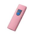 thumbnail image 1 of Ruroz Electronic Lighter, Smart USB Rechargeable Lighter,Mini Electric Lighter Touch Ignition Windproof Flameless Lighter Plasma Lighter with Battery Indicator for Men Father Gifts (Pink), 1 of 7