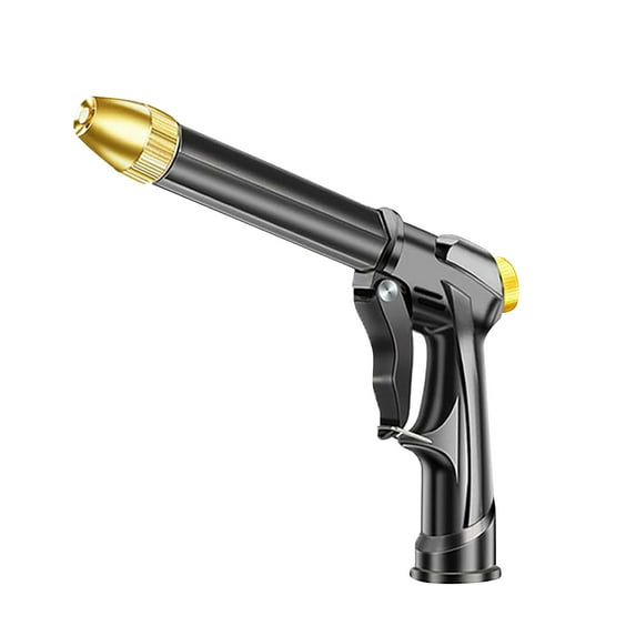 Ruroz Garden Hose Nozzle, Upgraded Heavy Duty Metal Spray Nozzle, High Pressure Water Nozzle with Adjustable Spray Patterns for Watering Plants, Car Washing, and Pet Showering Gardening