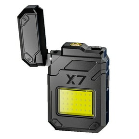 Ruroz Rechargeable Flashlights High Lumens - 20,000LM Super Bright Small Pocket Magnetic Flashlight, 8 Modes LED Tactical Flash Light, Dual Button Powerful Flashlight for Camping