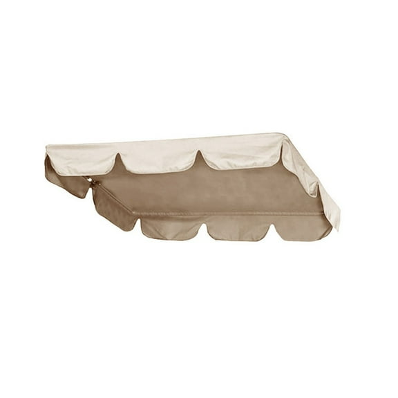 Ruroz Swing Canopy Replacement, 2 Seat Swing Replacement Cushions Patio Swing Canopy Replacement Patio Seat Covers Swing Waterproof Cover Swing Canopy Cover and Garden Chair Outdoor Sunscreen