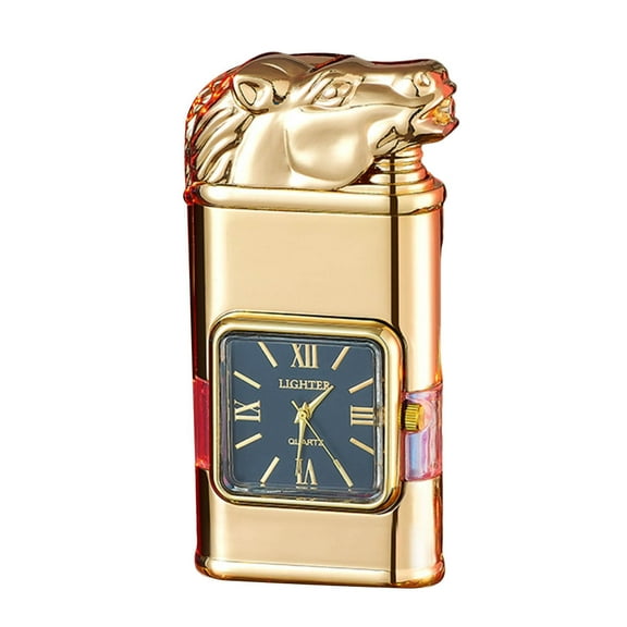 Ruroz Torch Lighter, Butane Lighter, Windproof Triple Jet Flame Torch Lighter with Holder, Refillable and Adjustable Flame Butane Torch Lighter, Premium Gift for Men（Without Butane） 2025