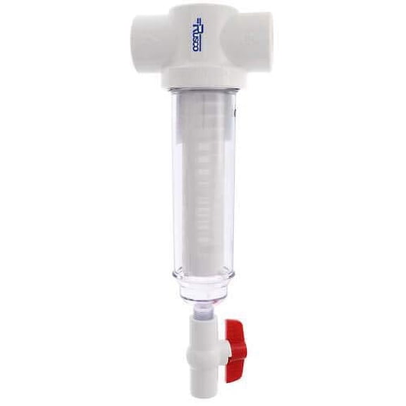 Rusco 1-1/2" Spin Down Sediment Filter w/ 1000 mesh screen by Rusco