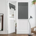 thumbnail image 1 of Ruseen French Country Dark Gray French Tie Top Blackout Curtain Sets, 26" x 40", 1 of 8