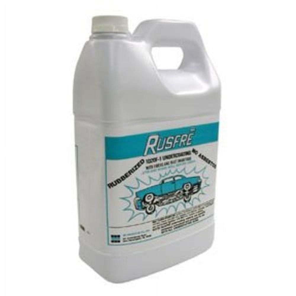 Rusfre 1020F-1 Car Undercoating, Black, 1 Gallon, Rubberized Rust Protection