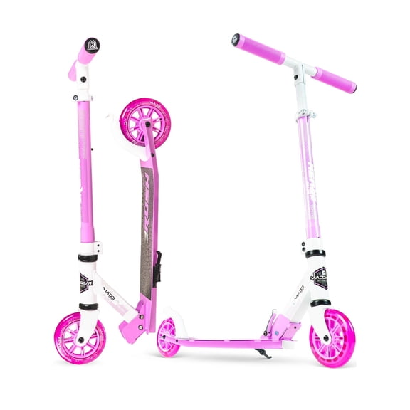 Rush 125 Kids Folding Kick Scooter – 125mm Light-Up Wheels, Adjustable Handlebar, Carbon Steel Frame – Madd Gear