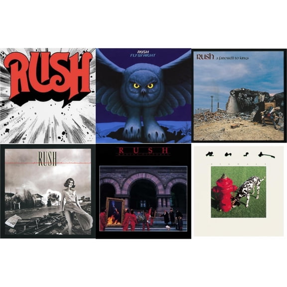 Rush (180G) & Fly By Night (180G) & Farewell To Kings (180G) & Permanent Waves (180G) & Moving Pictures (180G LP Vinyl/Dl Card) & Signals (180G)