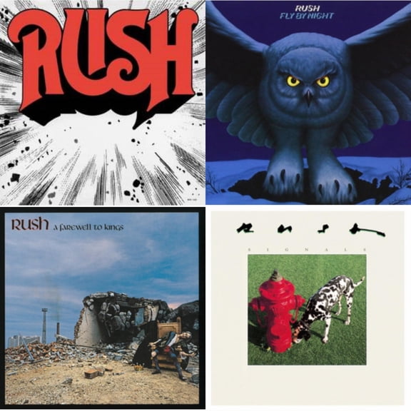 Rush (180G) & Fly By Night (180G) & Farewell To Kings (180G) & Signals (180G) [LP Vinyl Bundle]