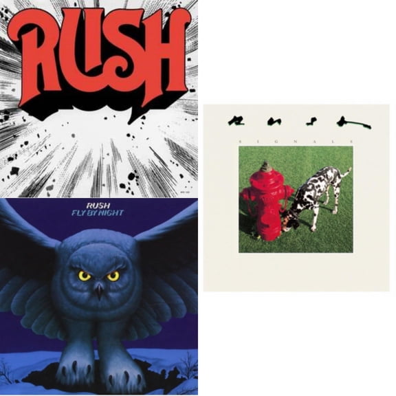Rush (180G) & Fly By Night (180G) & Signals (180G) [LP Vinyl Bundle]