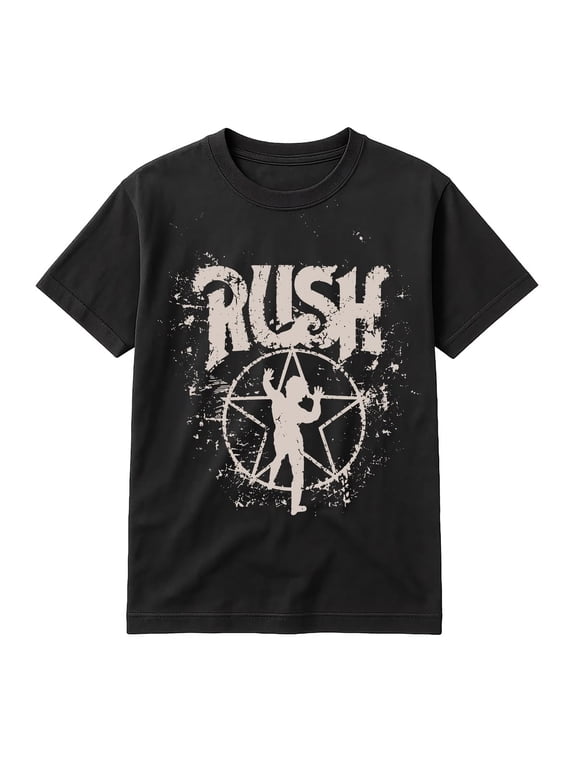 Rush 1980 T-Shirt, Classic Rock Band Graphic Tee, Vintage Music Shirt, Rock Fan Gift