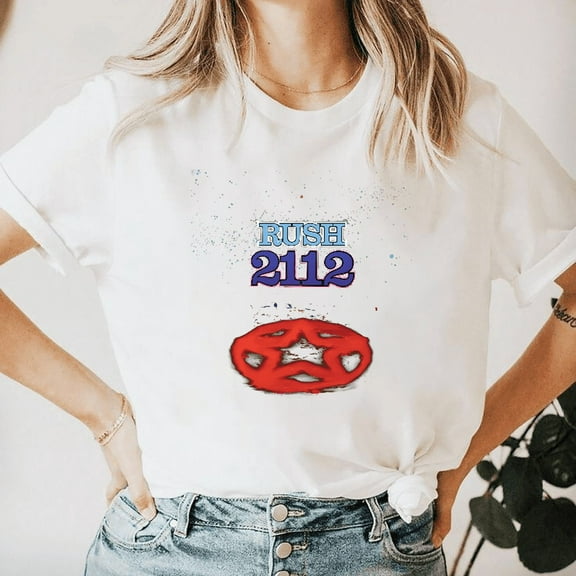 Rush 2112 Classic Rock Band Progressive Music Fan Art Graphic Unisex T-Shirt V80133, up to size 5XL