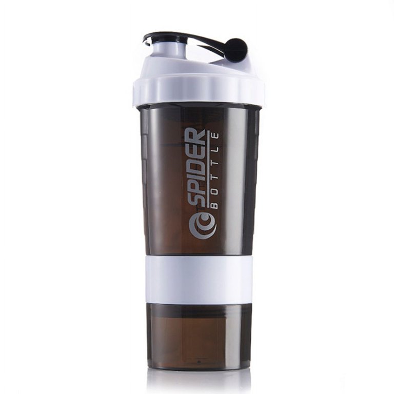 3 Layers Shaker Protein Bottle Powder Shake Cup Water Bottle Plastic Mixing  Cup Body Building Exercise Bottle