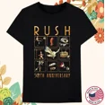 thumbnail image 1 of Rush 50Th Anniversary 2024 R50 Vignettes T-shirt, size S-5XL, 1 of 2