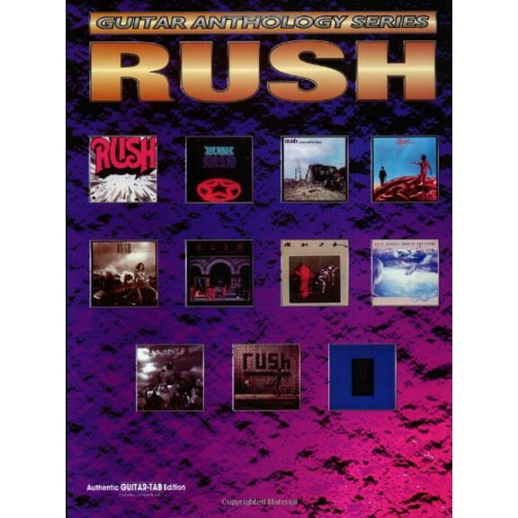 Pre-Owned Rush: Guitar Anthology Series (Authentic Guitar-Tab Edition) (Paperback) 0897249356 9780897249355