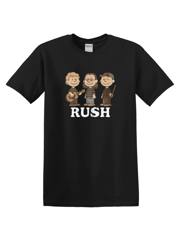 Rush Band Cartoon Fan Rush Inspired Fan Music T-shirt