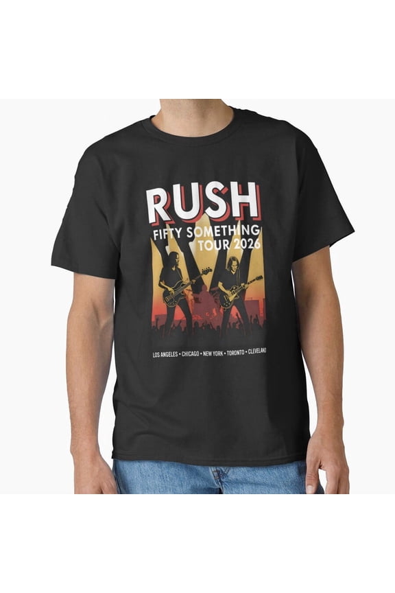 Rush Band Tour Progressive Music Concert T-Shirt