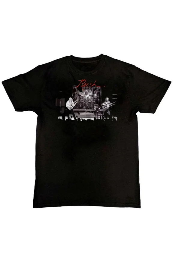 Rush Classic Rock Live Graphic Print Unisex Mens T-Shirt S M L XL 2 3 4 XL