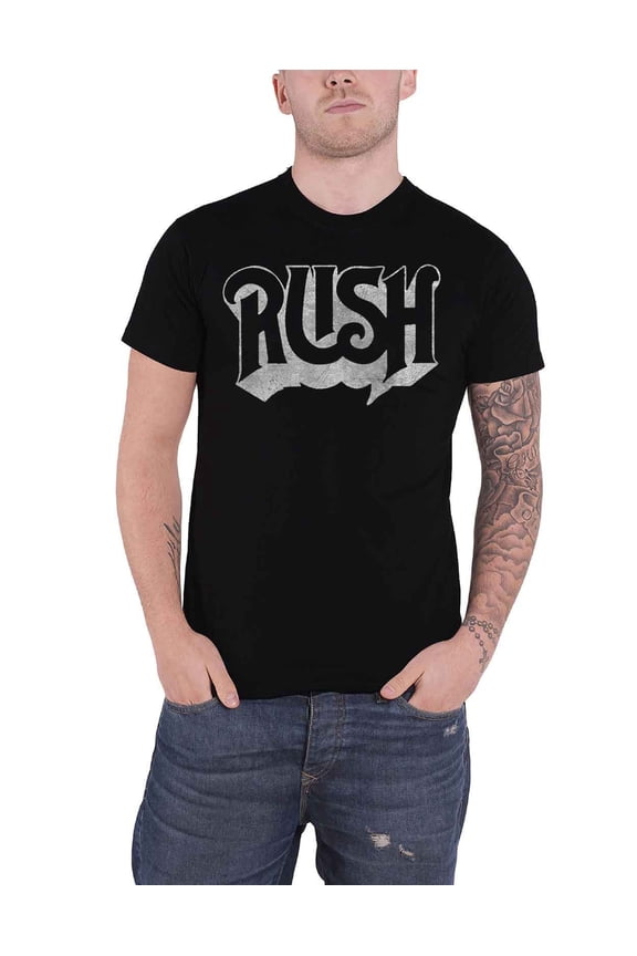 Rush Classic Vintage Logo T Shirt