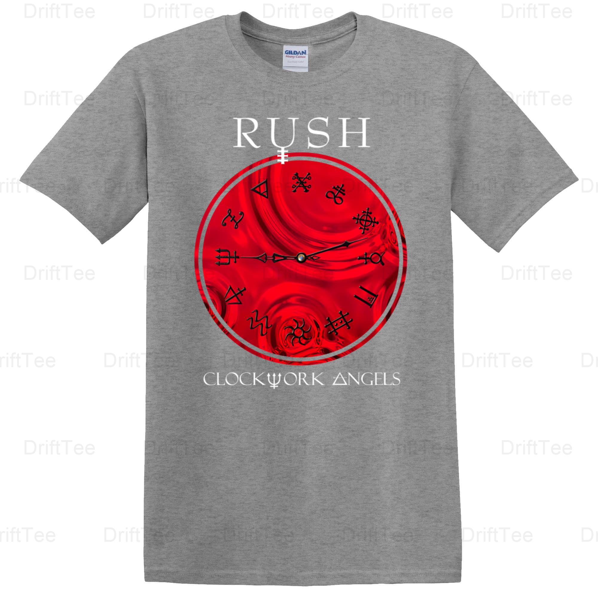 Rush Clockwork Angels Vintage Retro Progressive Rock Metal Music