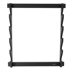 Rush Creek Creations, 5 Gun Wall Storage Rack, Indoor Gun Wall Mount for Rifles or Shotguns, Safe Gun Storage, Great Gun Display Rack, Black