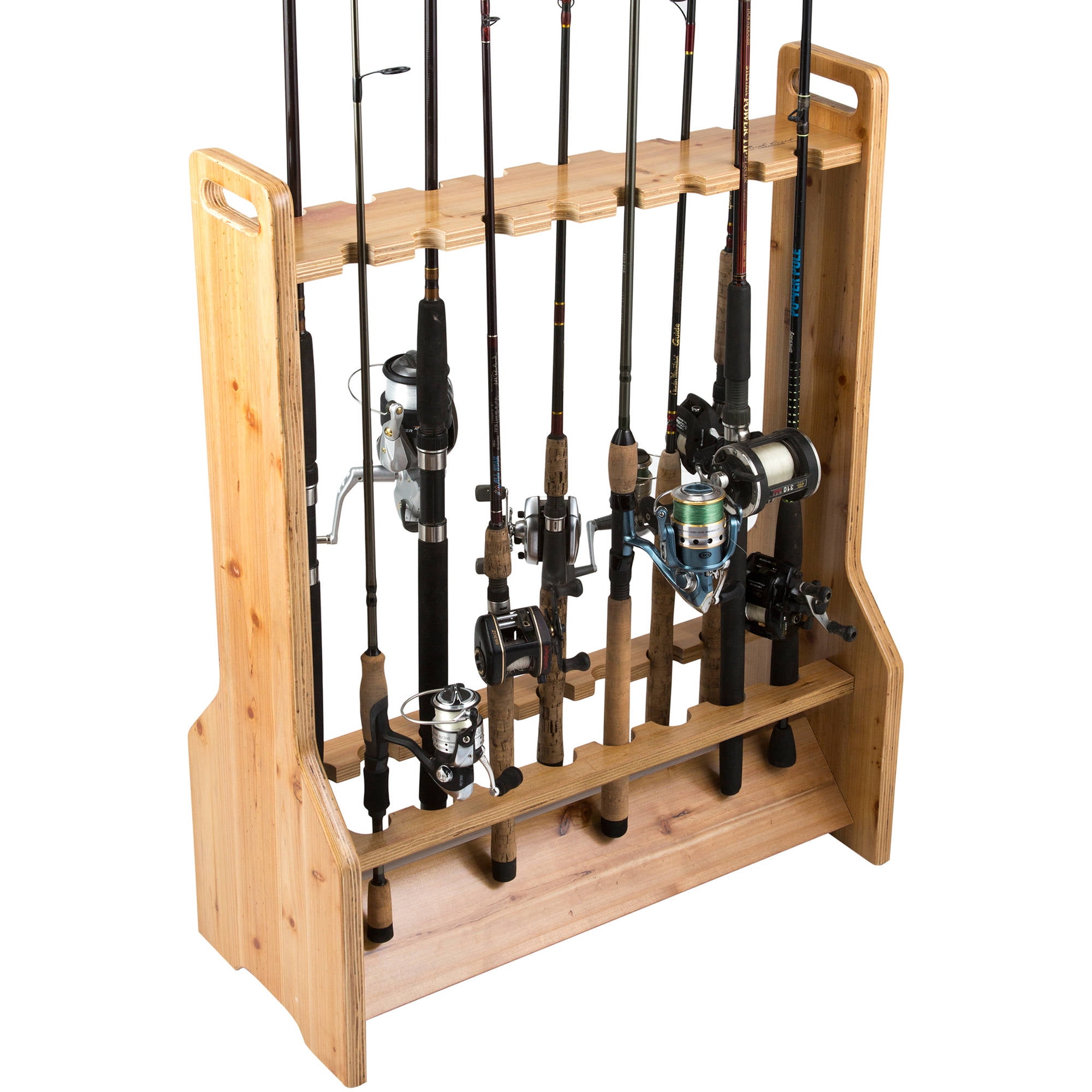 re: Pallet Wood Hand Carved Fishing Rod Rack - Craftisian