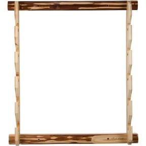 Rush Creek Creations Indoor 5-Gun Wall Rack, Pine Finish, Rifle/Shotgun Storage Display