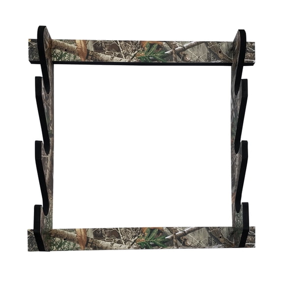 Rush Creek Creations Realtree Wall Mounted Firearm Display Rack, 3 Firearm Capacity