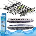 thumbnail image 1 of Rush Creek Creations Reel Salty Marine Grade Saltwater Fishing Rod Holder Wall Ceiling Mount Rack 11 Rod Capacity Waterproof UV Resistant for Offshore Inshore Garage Dock Storage Organizer, 1 of 8