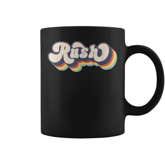 Rush Family Name Personalized Surname Rush Coffee Mugs