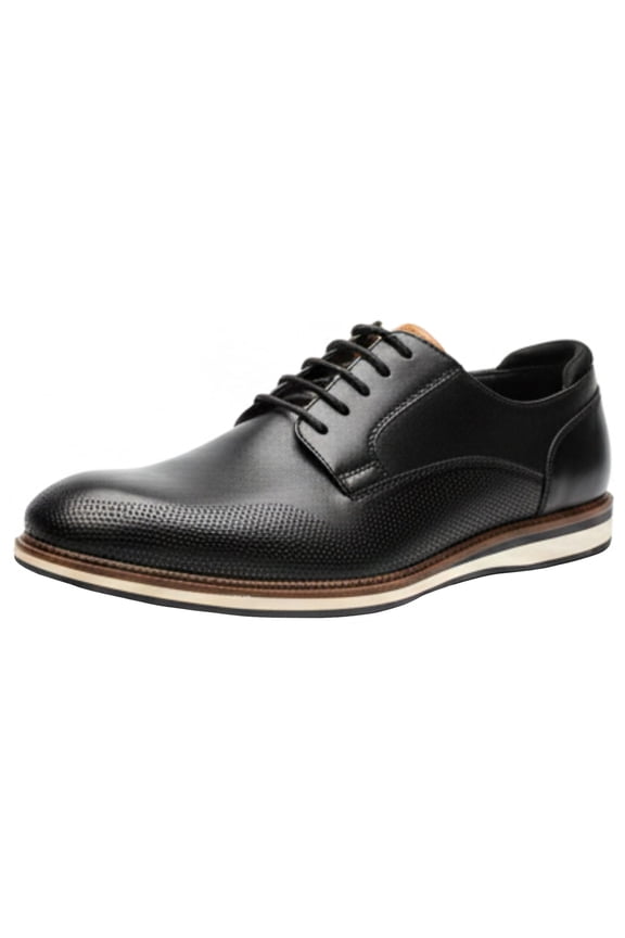Rush Gordon Rush Sneakers for Men Casual Lace Up Dress Shoes Derby Business Modern Lightweight Cushioned Insole Flexible Outsole Synthetic Leather